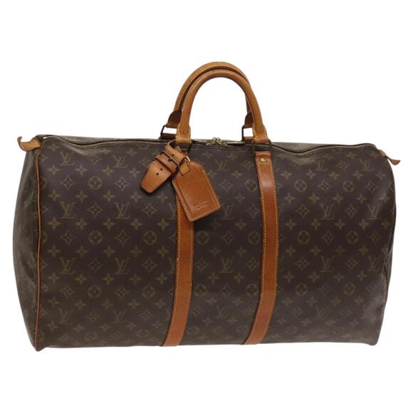 LOUIS VUITTON Monogram Keepall 55 Boston Bag M41424 - Picture 1 of 16